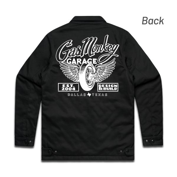 gas monkey garage White Winged Work Jacket