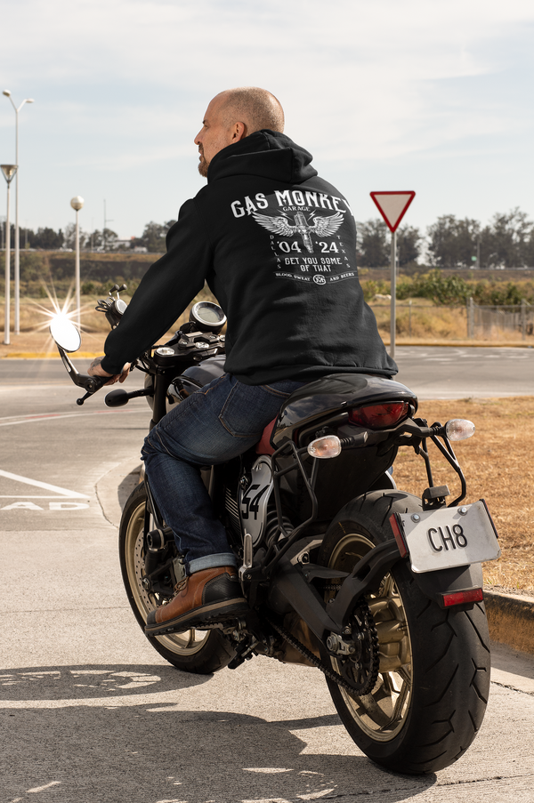 Gas Monkey Garage Winged Spark Zip Hoodie