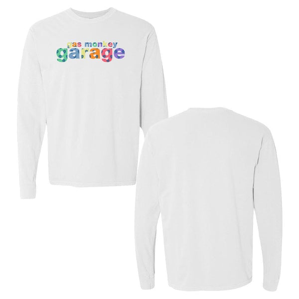 gas monkey garage Ladies All Over Monkey Logo Long Sleeve