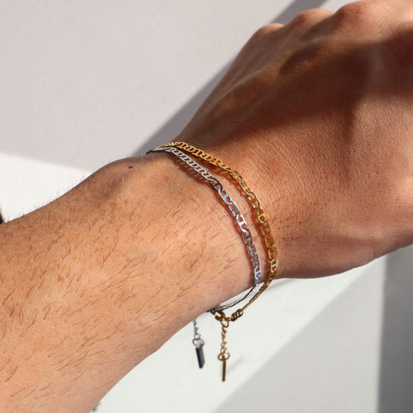 Gasper 2MM Mariner Bracelet Silver