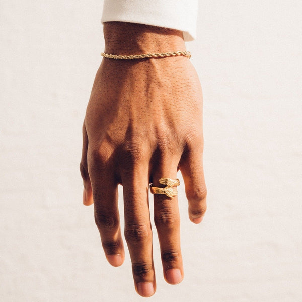 Gasper 3mm Rope Bracelet Gold