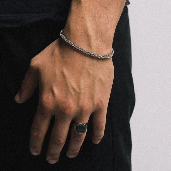 Gasper 3mm Tennis Bracelet Silver