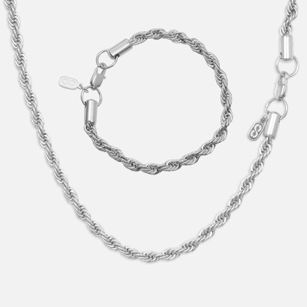 Gasper 5mm Rope Set Silver