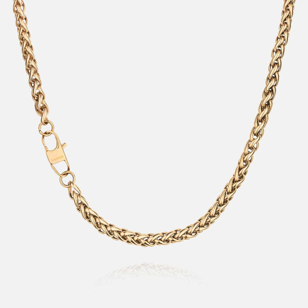 gasper 5mm Wheat Chain Gold