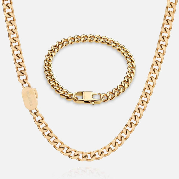 gasper 6MM Cuban Set Gold