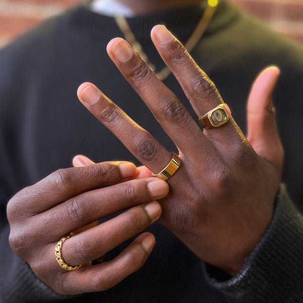 Gasper Abalone Ring Silver