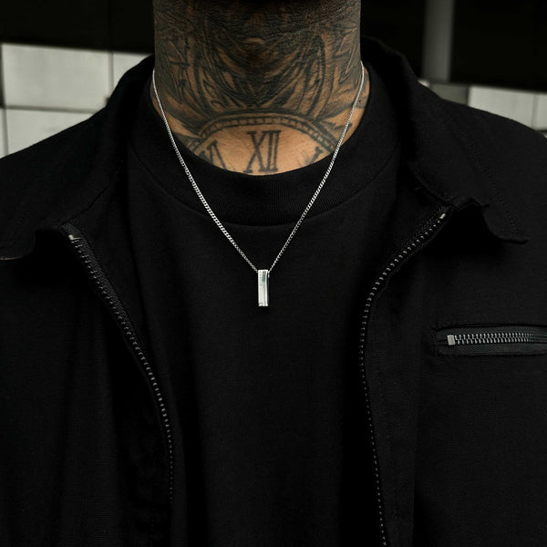 Gasper Bar Pendant Silver