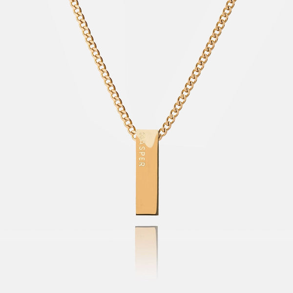 gasper Bar Pendant Silver