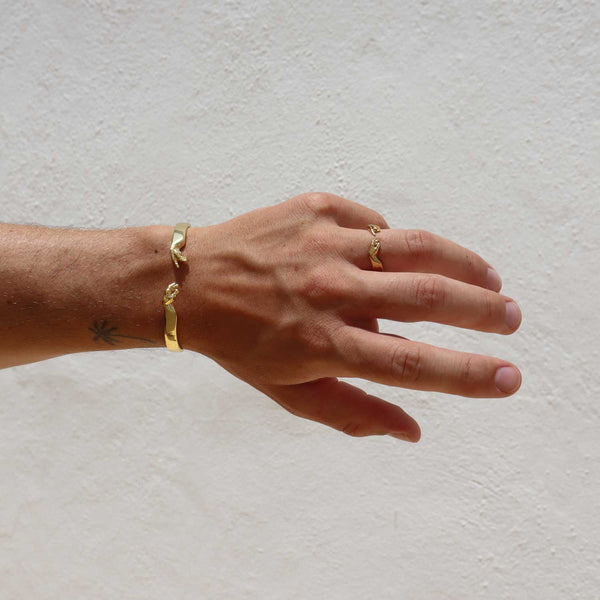 Gasper Creation Of Adam Cuff Gold