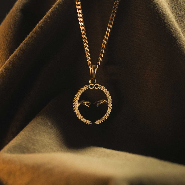 Gasper Creation Of Adam Pendant Gold