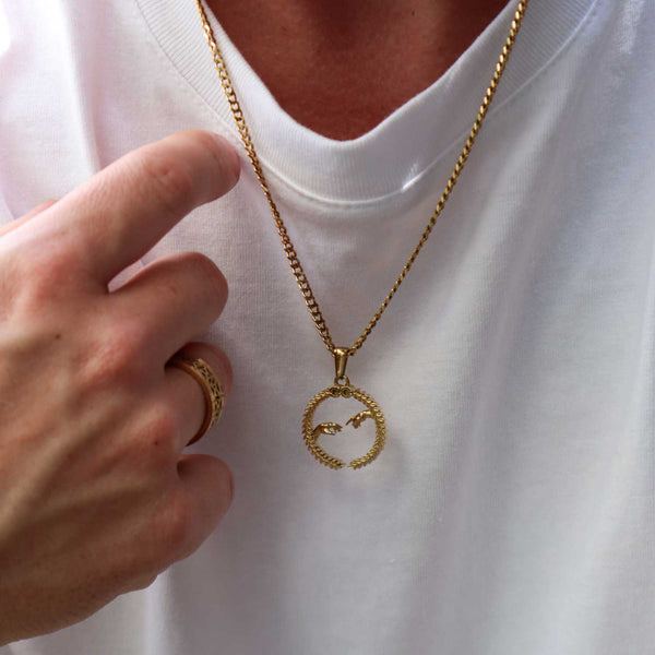 Gasper Creation Of Adam Pendant Gold