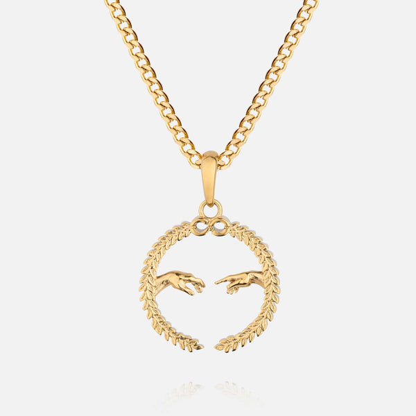 gasper Creation of Adam pendant Gold