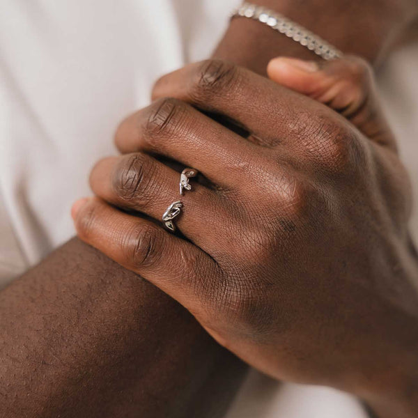 Gasper Creation Of Adam Ring Silver