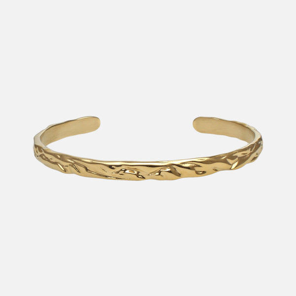 gasper Crumpled Cuff Gold