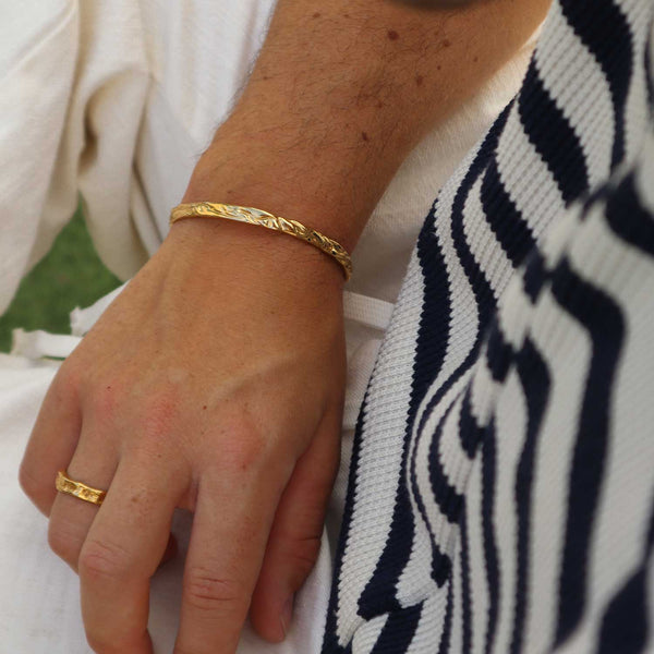 Gasper Crumpled Cuff Silver