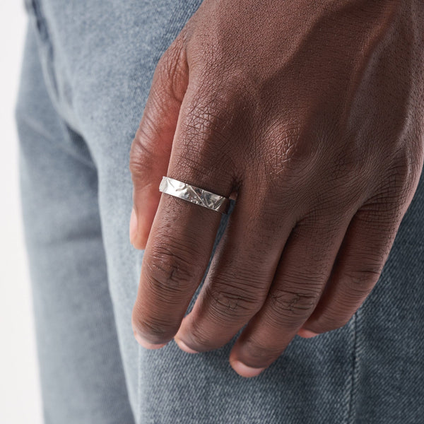 Gasper Crumpled Silver