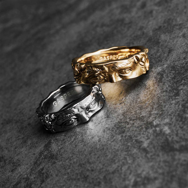 Gasper David Band Ring Silver