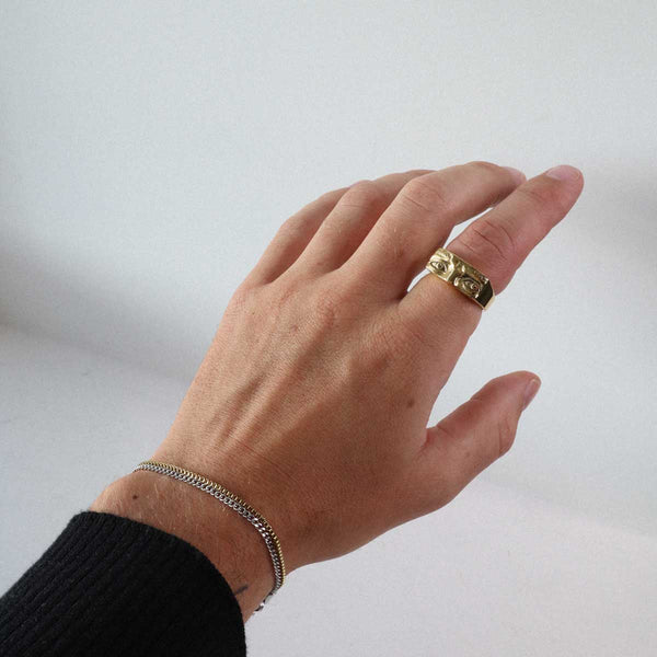 Gasper David Signet Ring Silver