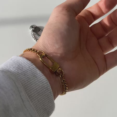 Gasper Essential Cuban Bracelet Silver