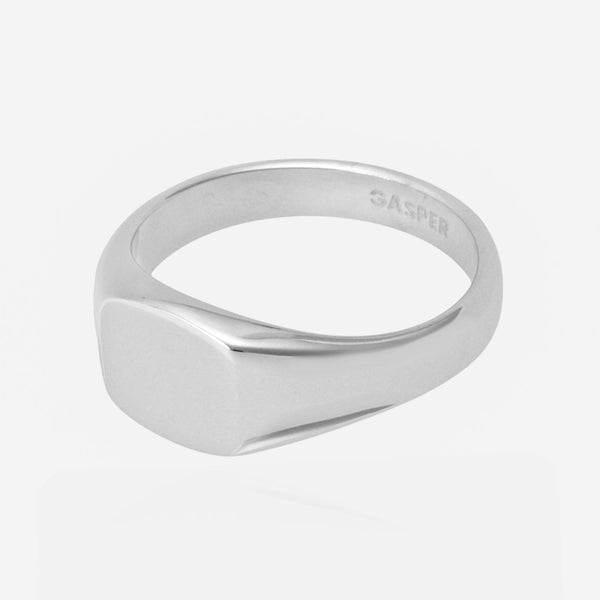 Gasper Essential Signet Ring Silver