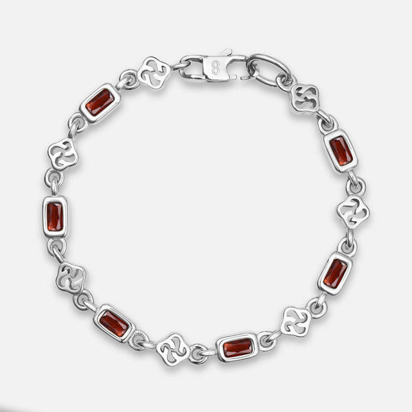 Gasper Gemstone Bracelet Ruby Gold
