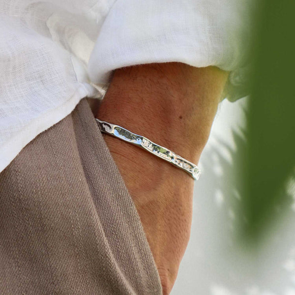 Gasper Hammered Cuff Gold