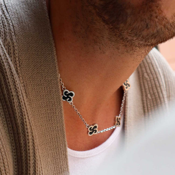 Gasper Heritage Necklace - Onyx Gold