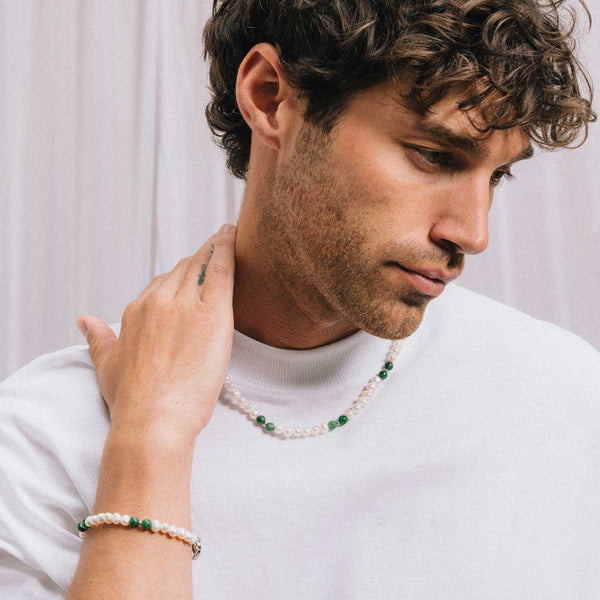 Gasper Jade Pearl Necklace