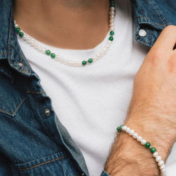 Gasper Jade Pearl Necklace