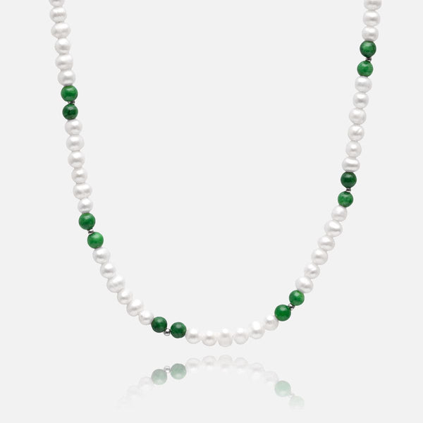 gasper Jade Pearl Necklace