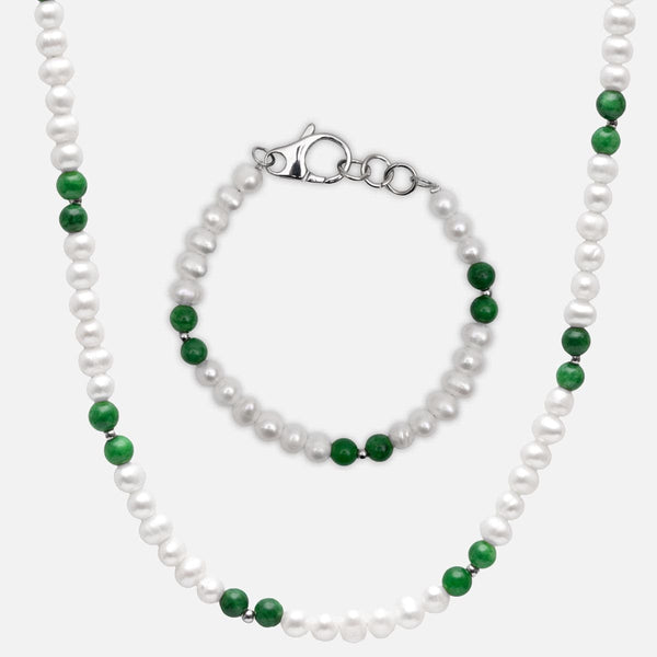 gasper Jade Pearl Set