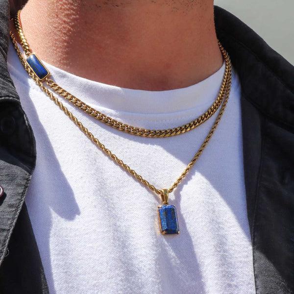 Gasper Lapis Set Gold