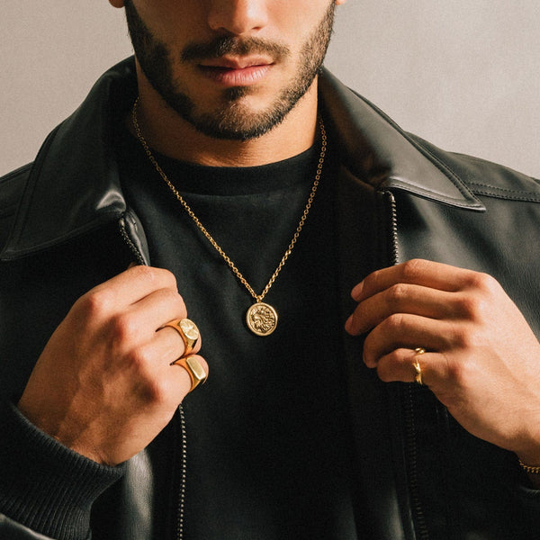 Gasper Lion Pendant Gold