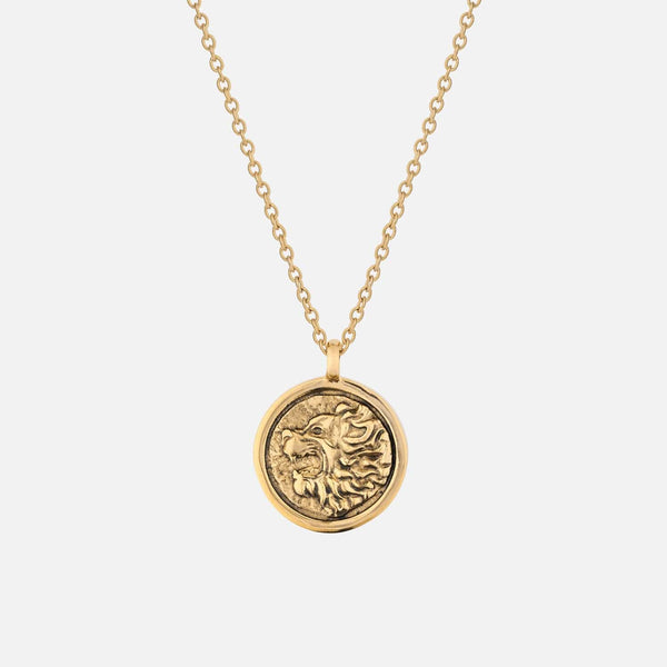gasper Lion Pendant Gold