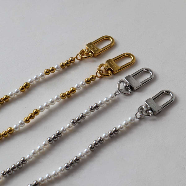 Gasper Micro Bivale Necklace Silver