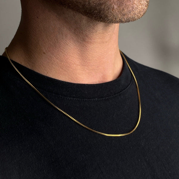Gasper Micro Box Chain Gold