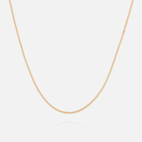 gasper Micro Box Chain Silver