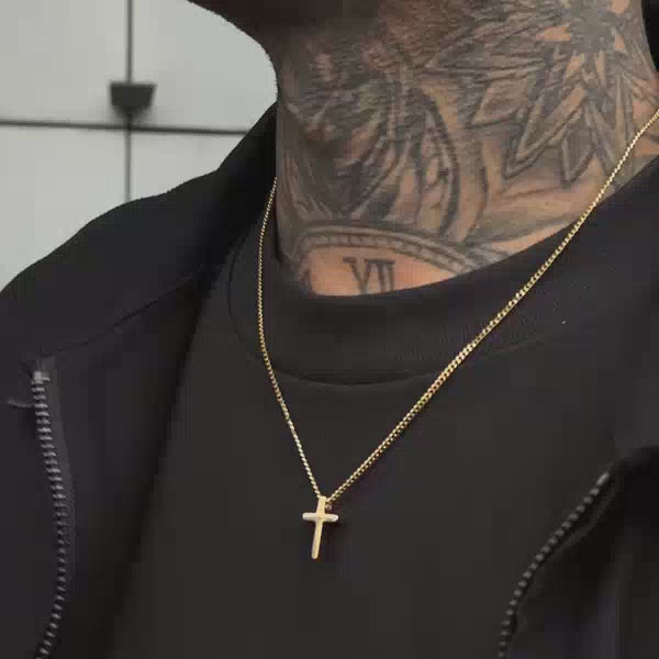 Gasper Micro Cross Gold