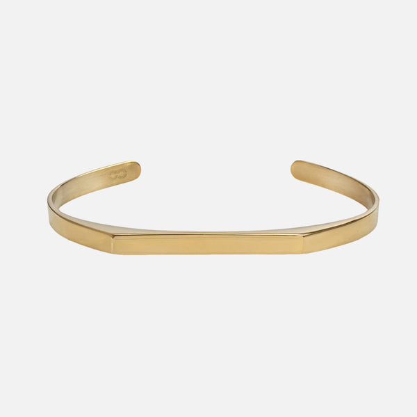 gasper Minimal signet cuff Silver