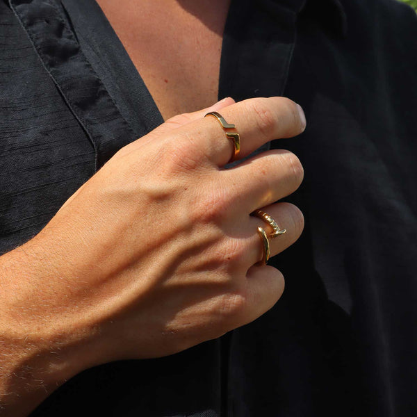 Gasper Nail Ring Silver