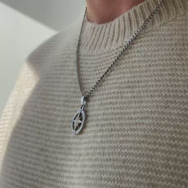 Gasper North Star Pendant Gold