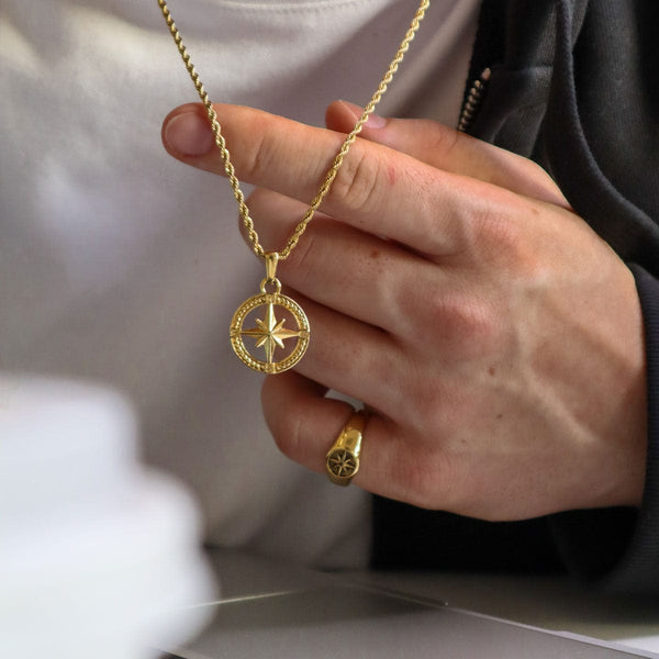 Gasper North Star Pendant Silver