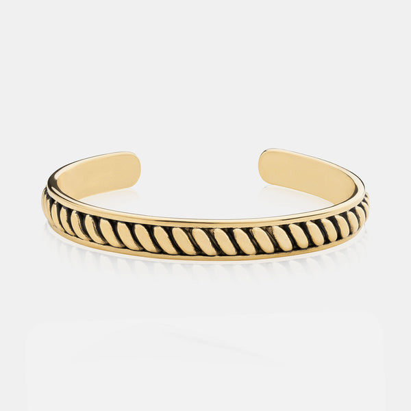 gasper Rope Cuff Silver
