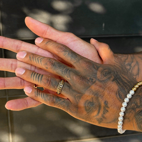 Gasper Rope Ring Silver