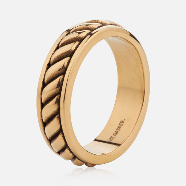 gasper Rope Ring Silver