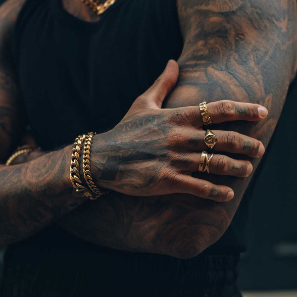 Gasper St. Christopher Ring Gold