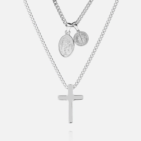 Gasper St. Christopher Set Gold