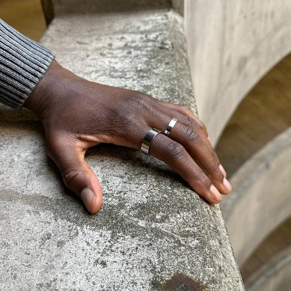 Gasper Twin Band Silver