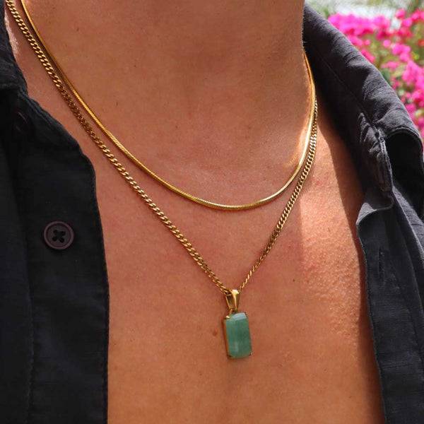 Gasper Void Aventurine Gold