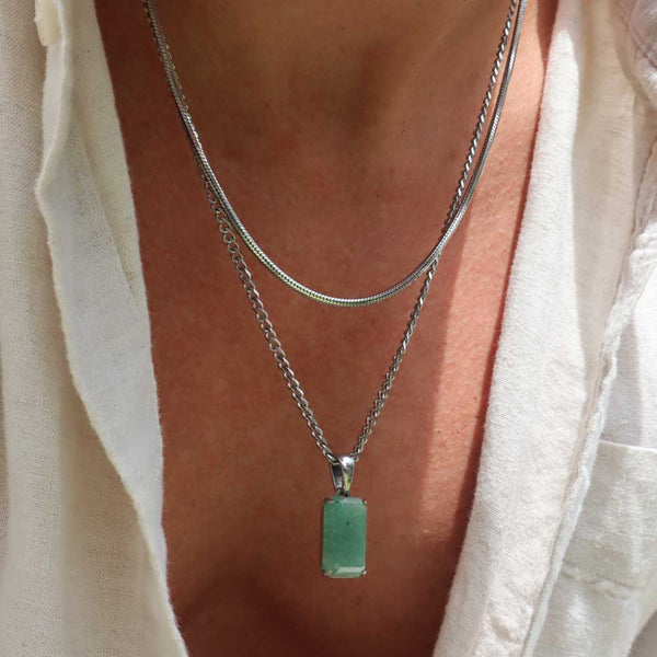 Gasper Void Aventurine Silver